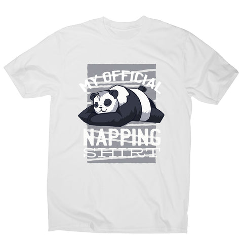 Napping panda - men's funny premium t-shirt - Graphic Gear