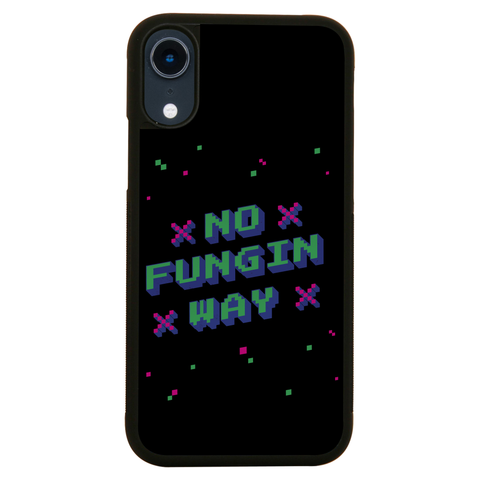NFT funny quote pixel art iPhone case iPhone XR