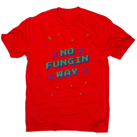 NFT funny quote pixel art men's t-shirt Red