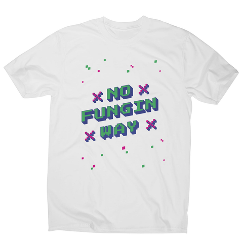 NFT funny quote pixel art men's t-shirt White