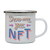 NFT technology funny quote enamel camping mug White