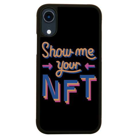 NFT technology funny quote iPhone case iPhone XR