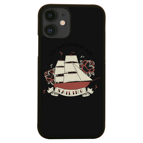 Nautical ship sailing ocean iPhone case iPhone 12 Mini