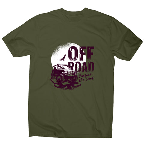Off road conquer the land - car driving men's t-shirt - Graphic Gear
