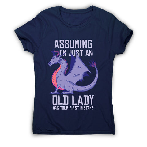 Old lady - funny mum women's t-shirt - Graphic Gear