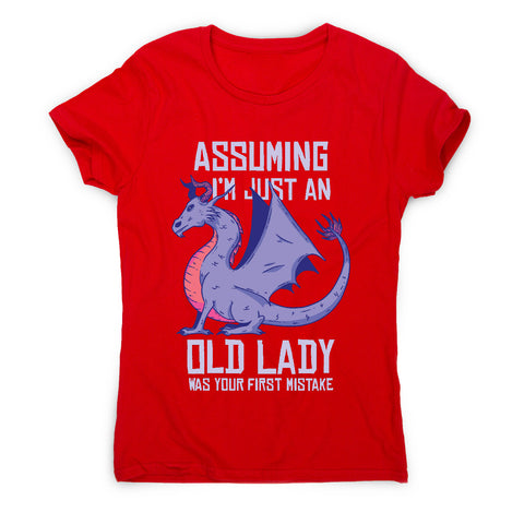 Old lady - funny mum women's t-shirt - Graphic Gear