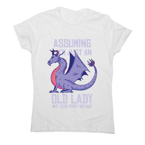 Old lady - funny mum women's t-shirt - Graphic Gear