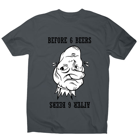 Optic illusion beer - men's funny premium t-shirt - Graphic Gear