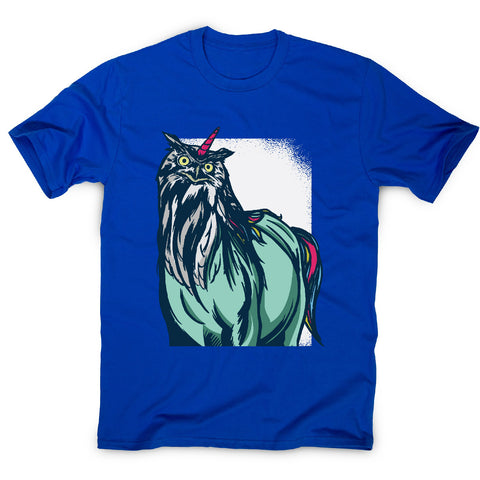 Owl unicorn - men's funny premium t-shirt - Graphic Gear