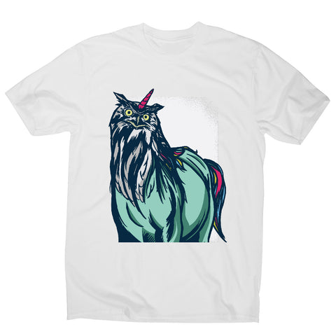 Owl unicorn - men's funny premium t-shirt - Graphic Gear