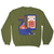 Online shopping funny quote sweatshirt Olive Green