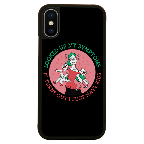 Overwhelmed mom iPhone case iPhone XS