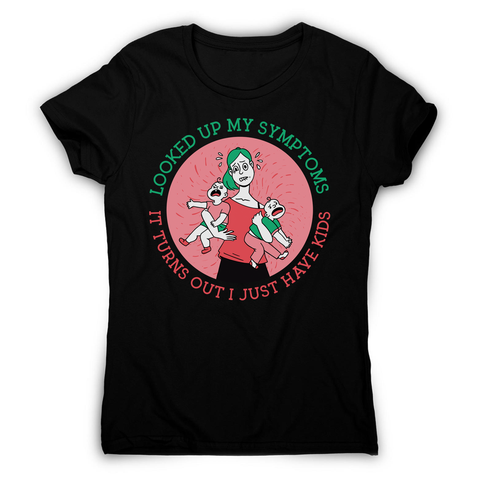 Overwhelmed mom women's t-shirt Black
