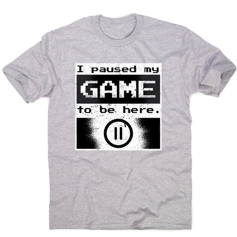 Paused gamer - men's t-shirt - Graphic Gear