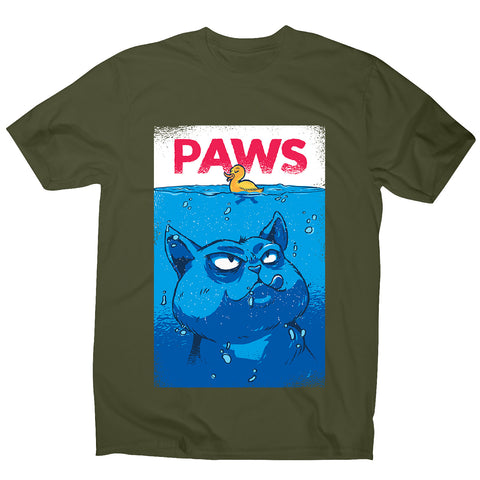 Paws - men's funny premium t-shirt - Graphic Gear