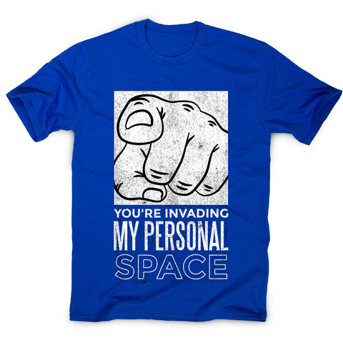 Personal space - men's funny premium t-shirt - Graphic Gear