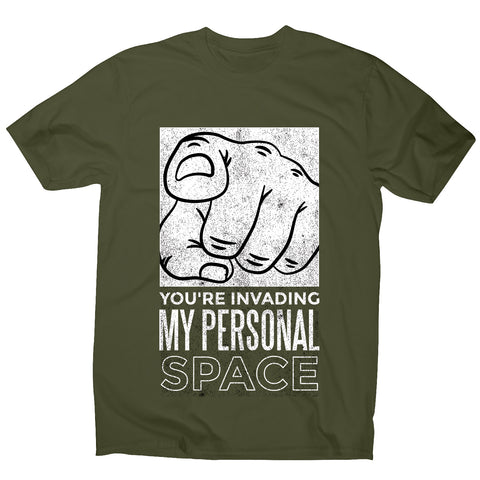 Personal space - men's funny premium t-shirt - Graphic Gear