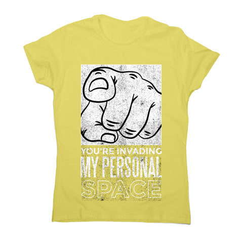 Personal space - women's funny premium t-shirt - Graphic Gear