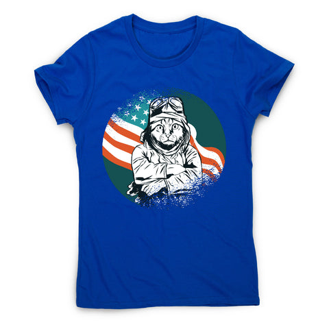 Pilot cat - funny cat women's t-shirt - Graphic Gear