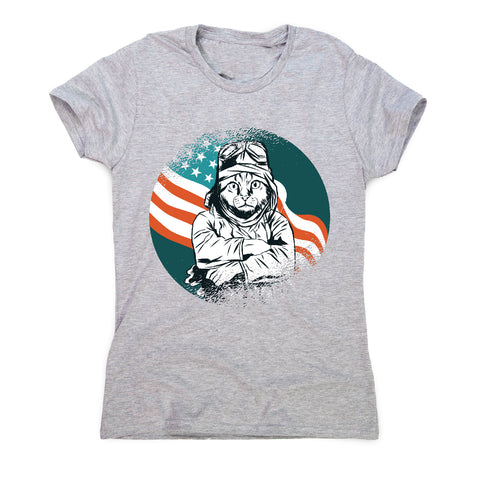 Pilot cat - funny cat women's t-shirt - Graphic Gear
