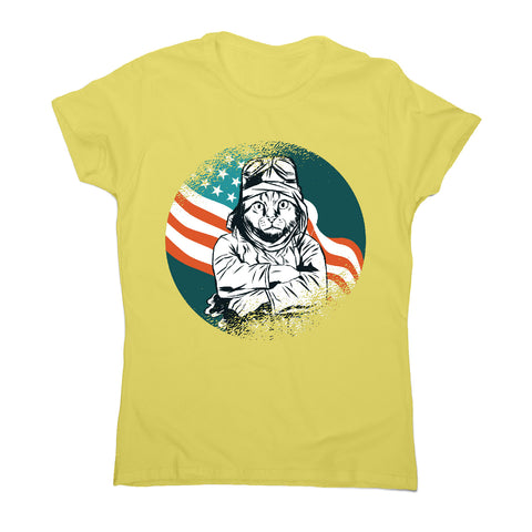 Pilot cat - funny cat women's t-shirt - Graphic Gear