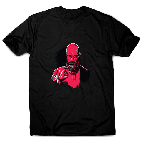 Pipe beard man - men's funny illustrations t-shirt - Graphic Gear