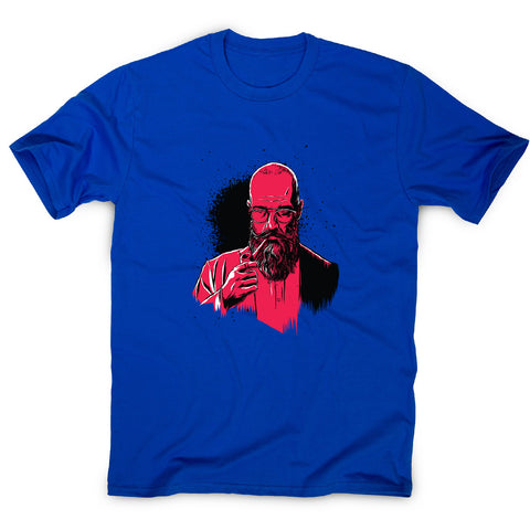 Pipe beard man - men's funny illustrations t-shirt - Graphic Gear