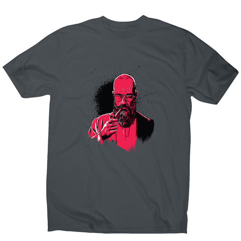 Pipe beard man - men's funny illustrations t-shirt - Graphic Gear