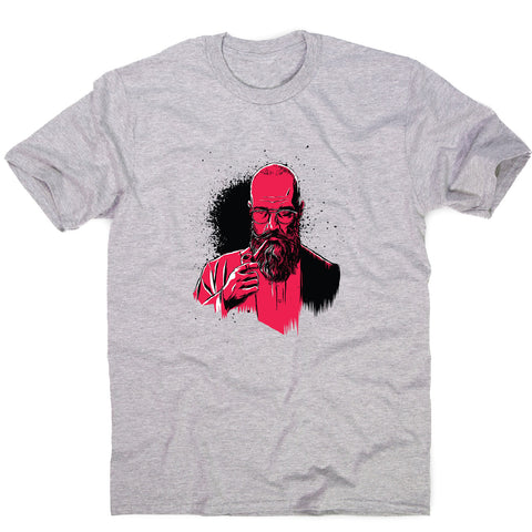 Pipe beard man - men's funny illustrations t-shirt - Graphic Gear