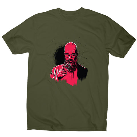 Pipe beard man - men's funny illustrations t-shirt - Graphic Gear
