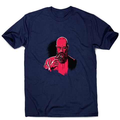 Pipe beard man - men's funny illustrations t-shirt - Graphic Gear