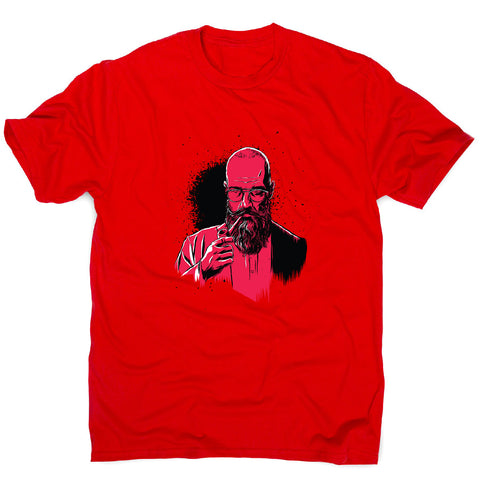 Pipe beard man - men's funny illustrations t-shirt - Graphic Gear