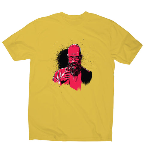 Pipe beard man - men's funny illustrations t-shirt - Graphic Gear