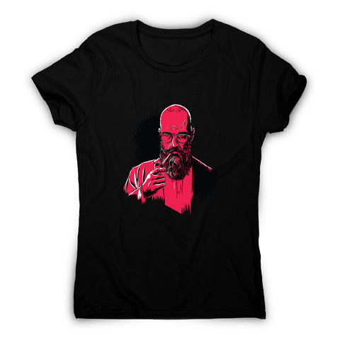 Pipe beard man - women's funny illustrations t-shirt - Graphic Gear