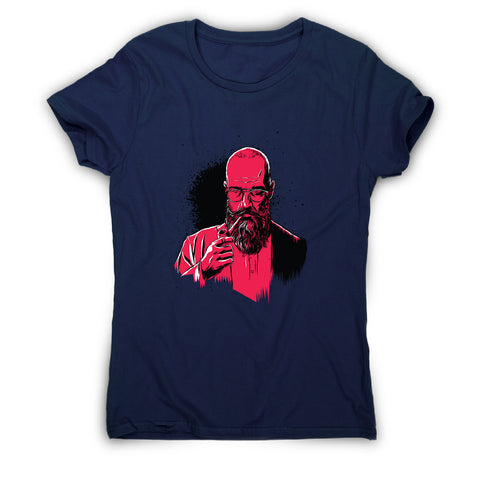 Pipe beard man - women's funny illustrations t-shirt - Graphic Gear