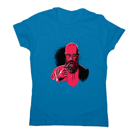 Pipe beard man - women's funny illustrations t-shirt - Graphic Gear