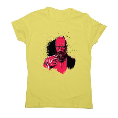 Pipe beard man - women's funny illustrations t-shirt - Graphic Gear