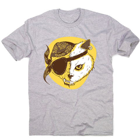 Pirate cat - men's funny premium t-shirt - Graphic Gear