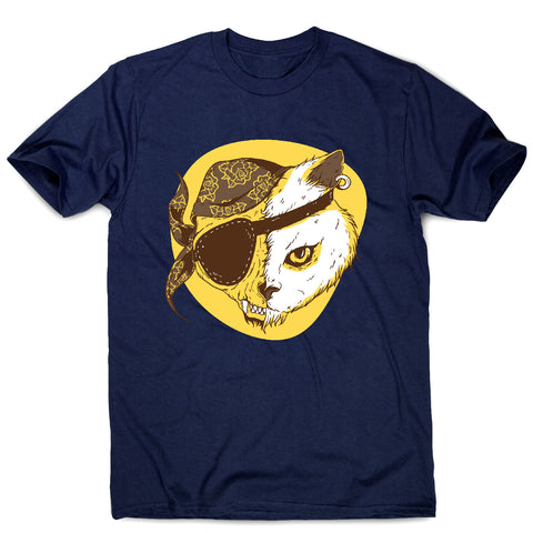 Pirate cat - men's funny premium t-shirt - Graphic Gear