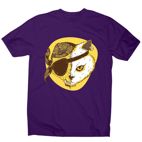 Pirate cat - men's funny premium t-shirt - Graphic Gear
