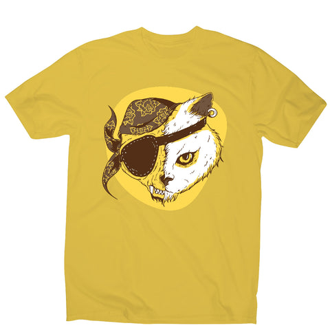 Pirate cat - men's funny premium t-shirt - Graphic Gear