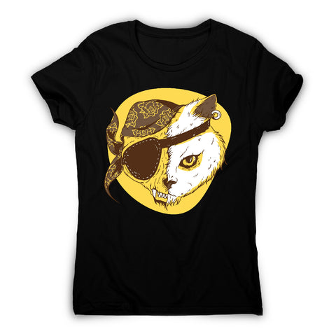 Pirate cat - women's funny premium t-shirt - Graphic Gear