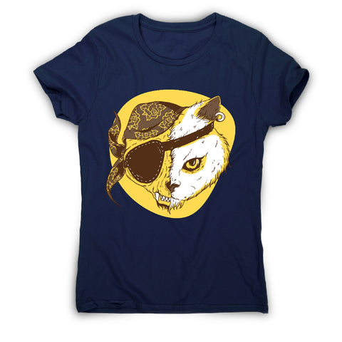 Pirate cat - women's funny premium t-shirt - Graphic Gear