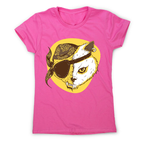 Pirate cat - women's funny premium t-shirt - Graphic Gear