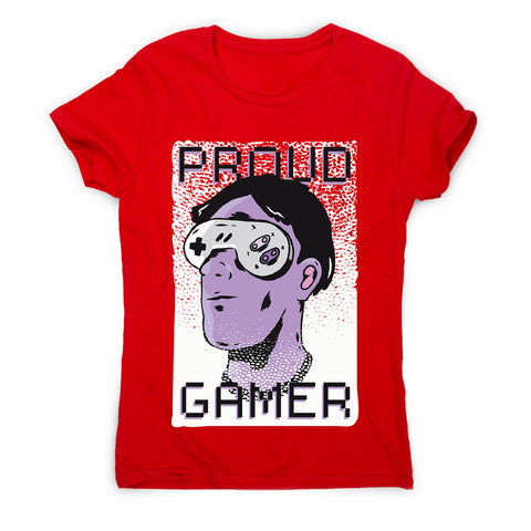 Proud gamer - women's funny premium t-shirt - Graphic Gear