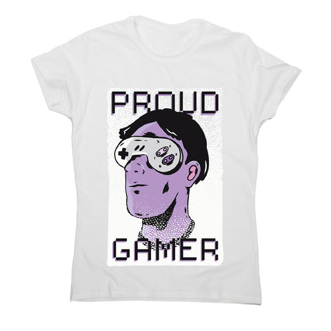 Proud gamer - women's funny premium t-shirt - Graphic Gear