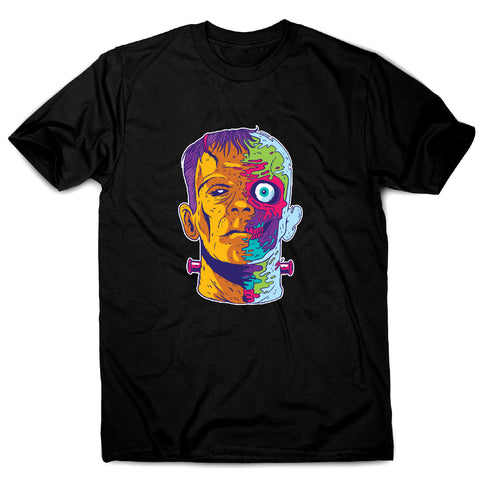 Psychedelic frankenstein - funny halloween men's t-shirt - Graphic Gear