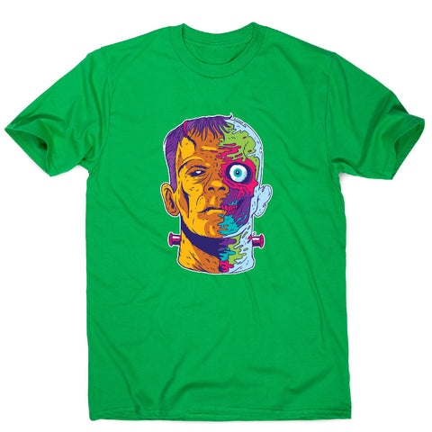 Psychedelic frankenstein - funny halloween men's t-shirt - Graphic Gear