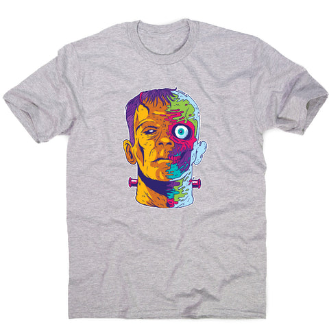 Psychedelic frankenstein - funny halloween men's t-shirt - Graphic Gear