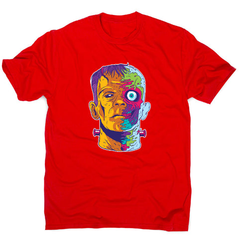 Psychedelic frankenstein - funny halloween men's t-shirt - Graphic Gear